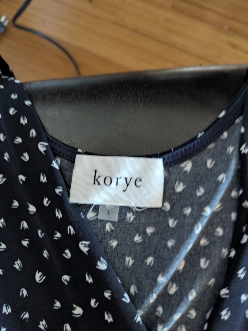 Korye Navy Print Jumpsuit